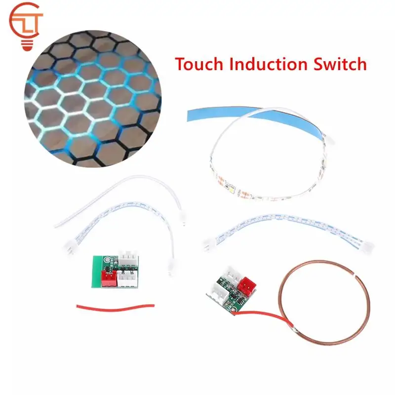 

1 set of River Table Air Separation Touch Induction Switch Touch Induction Light Belt Set Cellular Coil Light Strip Accessory