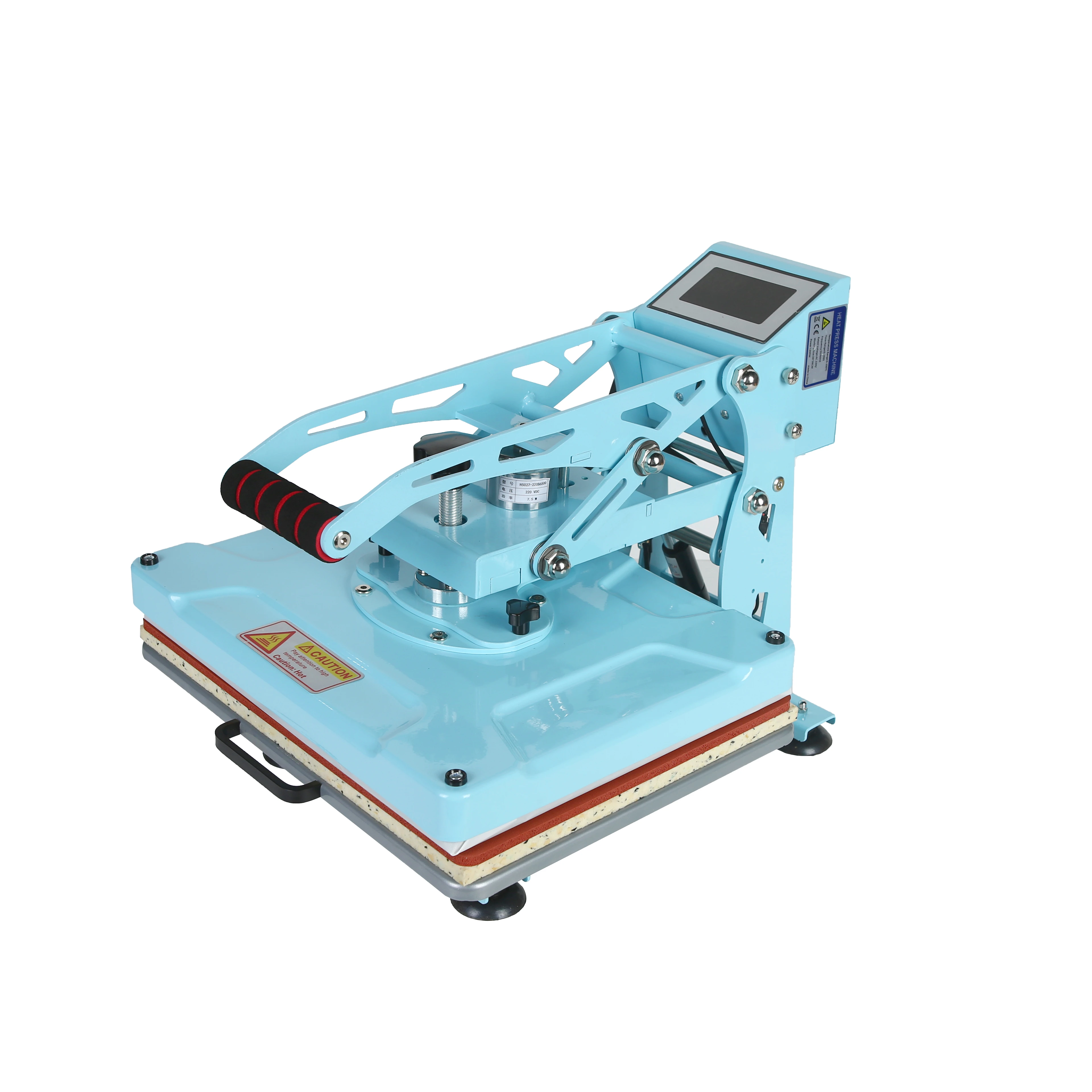 New Semi-Automatic 12 * 15 High-Pressure Flat Ironing Machine T-Shirt Pillow Ironing Heat Press Machine For T-Shirt Clothes