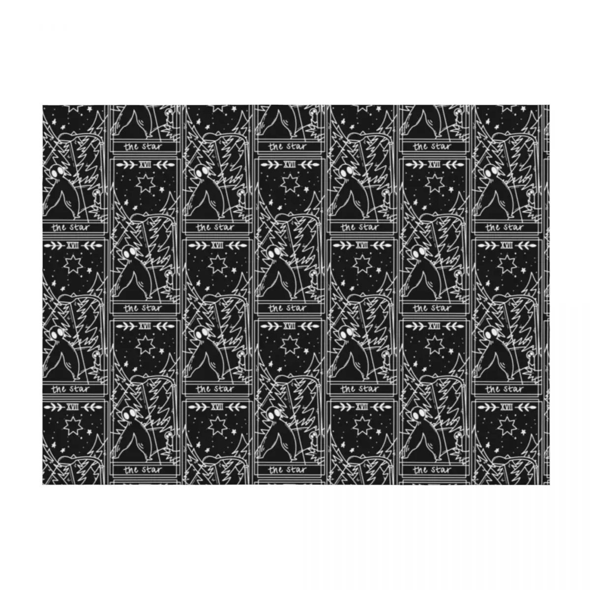 

Fresno Nightcrawlers - The Star / Cryptid Cutie Tarot Throw Blanket Blankets Sofas Of Decoration Thin Comforter Custom Blankets