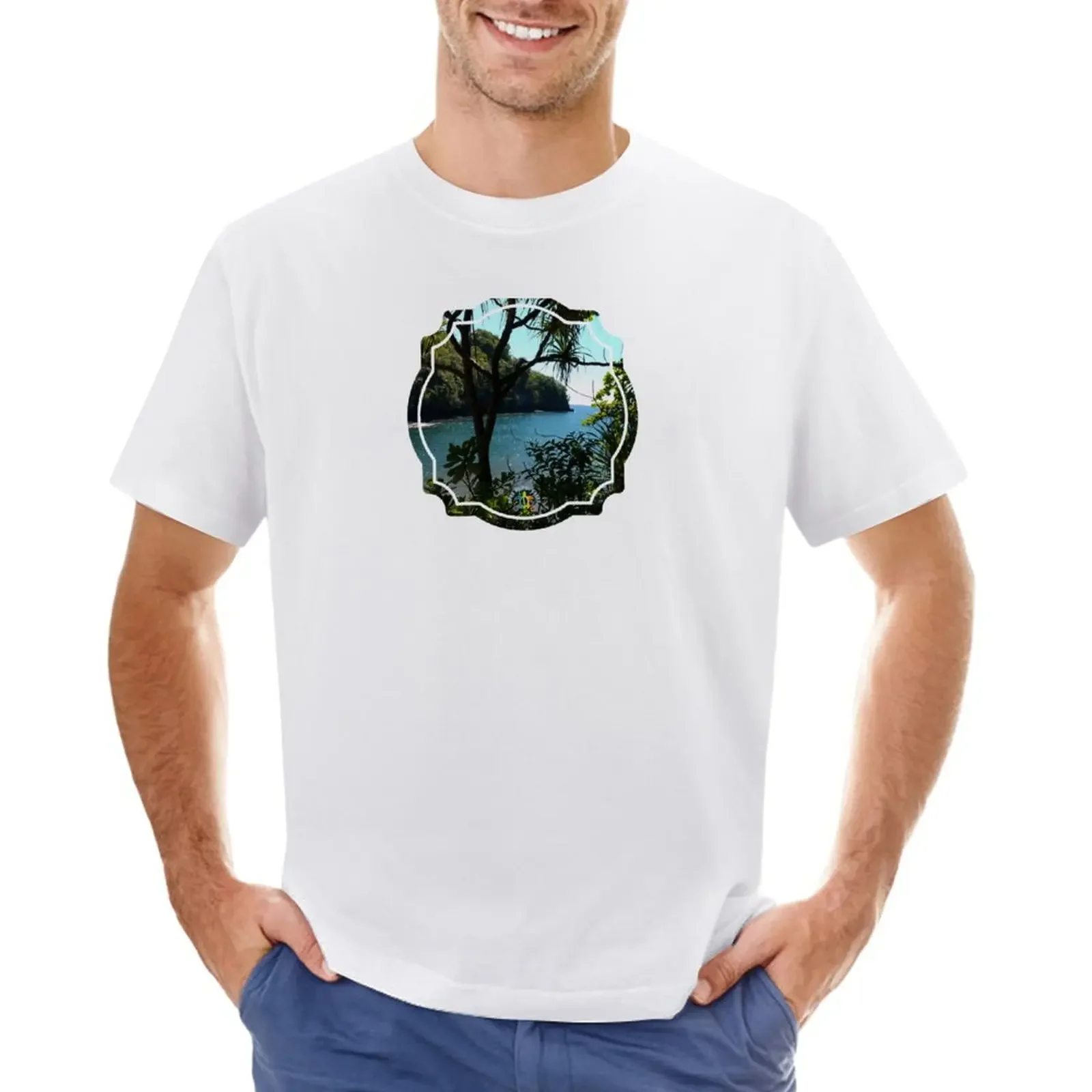 Футболка мужская с графическим принтом, 8:10