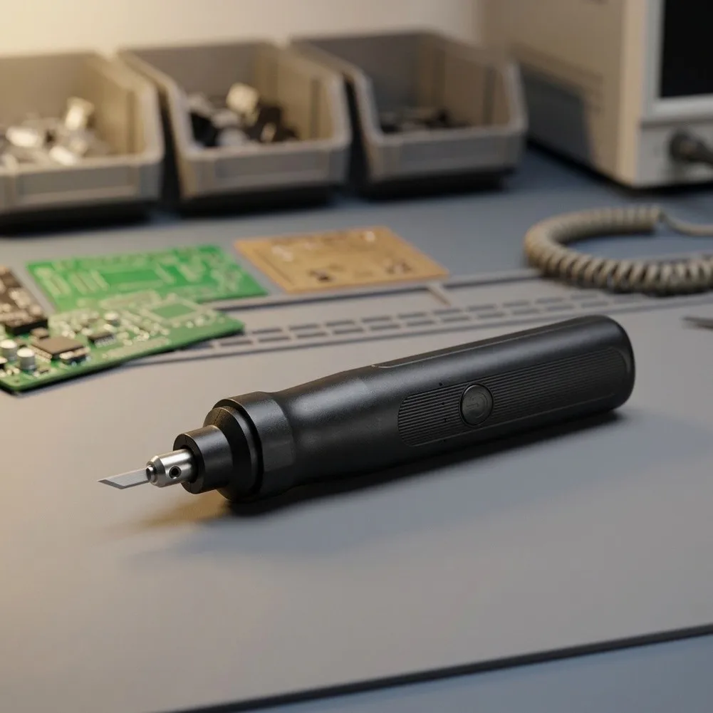 12V DC 40W For Mini Engraving Device for PCB Artwork Cutting and Fiber Material Engraving with 6 Interchangeable For Blades