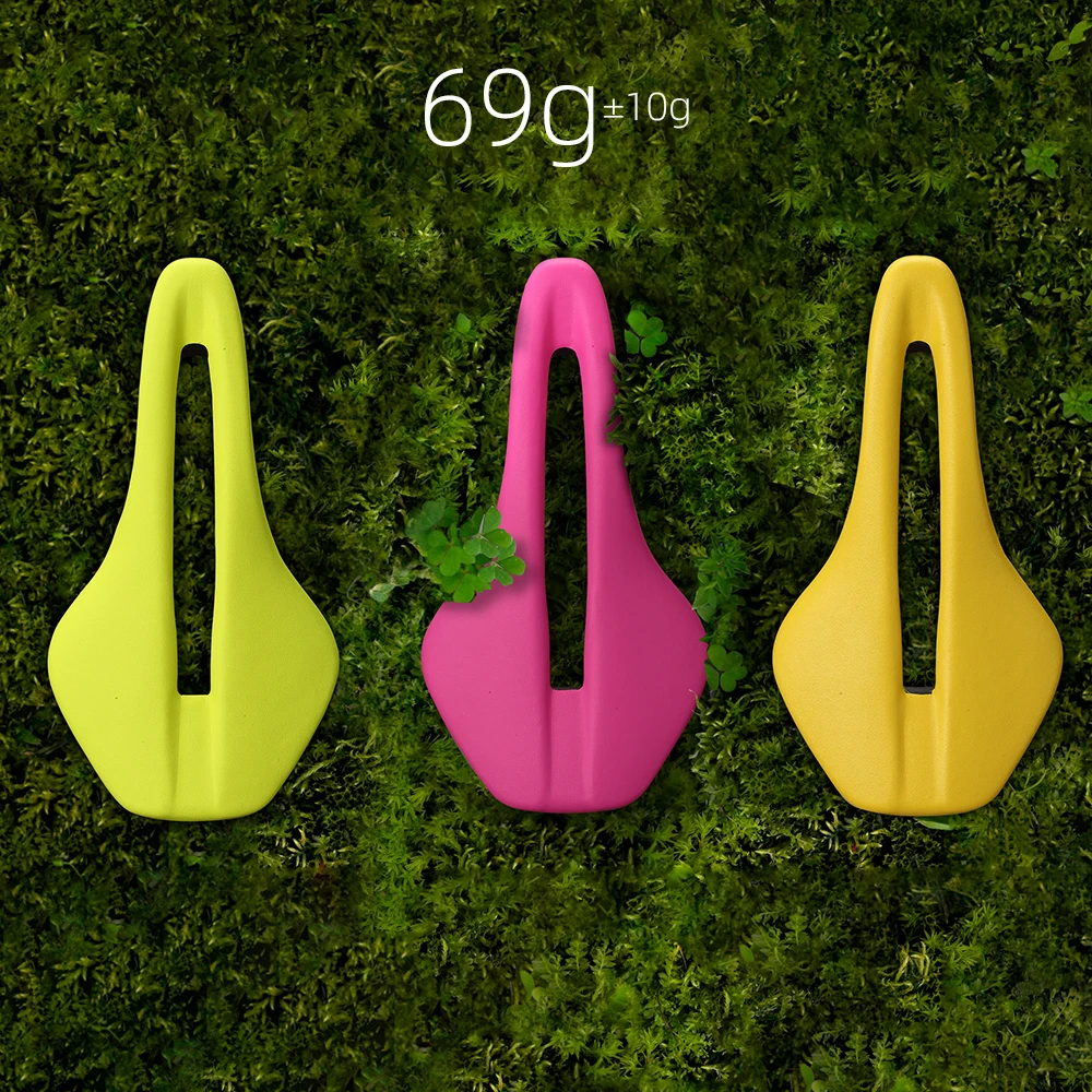 2025 جديد RYET خفيفة كامل الكربون سرج دراجة جلدية البيضاوي 7x9 مللي متر وسادة مقعد الدراجة للطريق الجبلية الحصى سرج دراجة #3