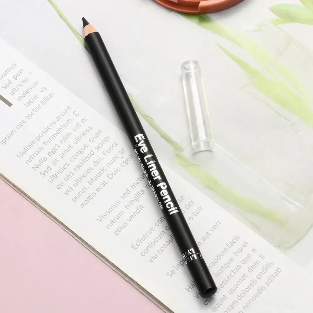 뷰티 화장품 지속력 좋은 방수 메이크업 도구 아이라이너 펜슬 블랙