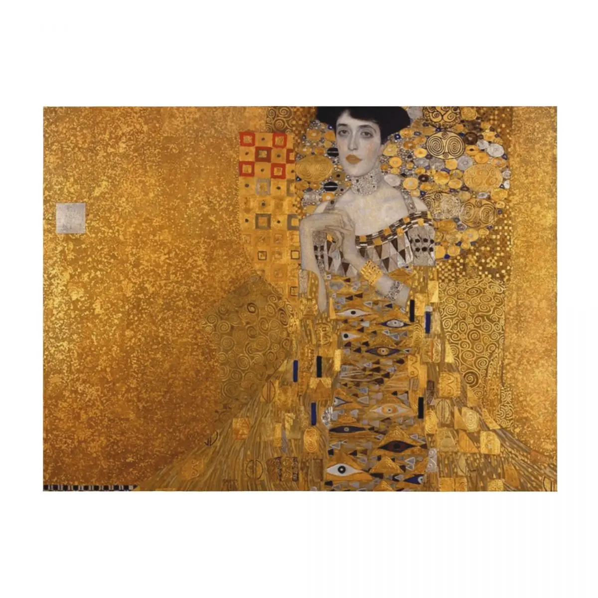 

THE LADY IN GOLD - GUSTAV KLIMT Throw Blanket Luxury Thermals For Travel Flannel Fabric Hairy Blankets