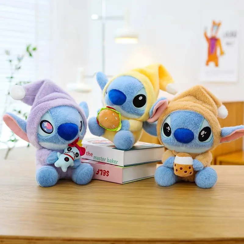

25 см Disney Stitch мультфильм плюшевая игрушка кукла стежок забавная кавайная детская спящая подарок на день рождения-сюрприз украшение комнаты