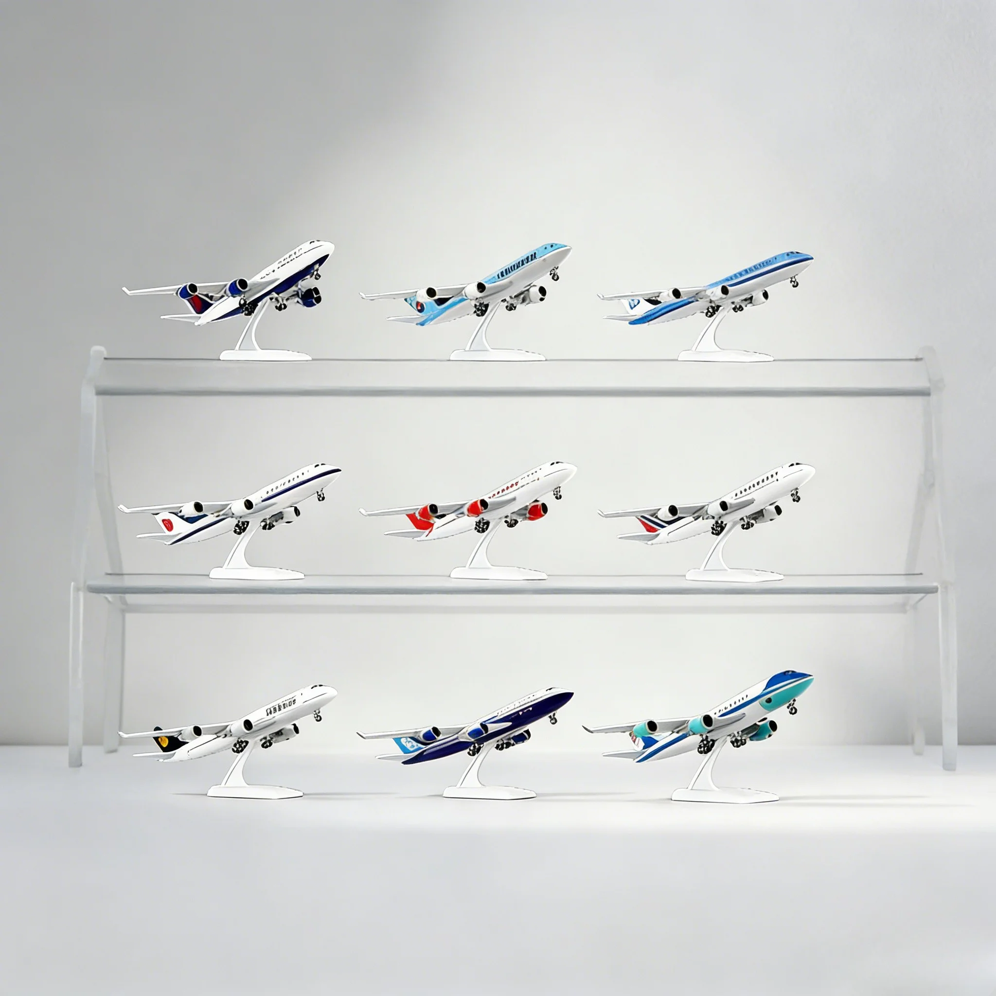 

Модель самолета 30 см, масштаб 1/240, из литой смолы, с подставкой для демонстрации, для взрослых, в качестве подарка или украшения.