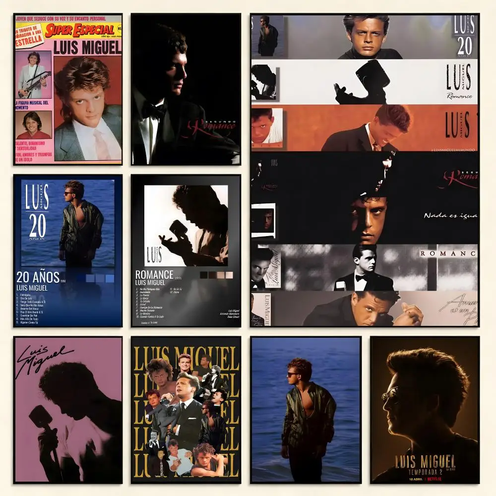 Pop Singer Luis Miguel El Sol De Mexico Poster Digital Solvent Print Waterproof PP Fade-Resistant Wall Art Room Decor Gift