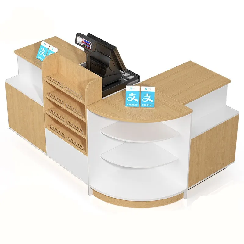 custom.Convenience Store Checkout Counter MDF Board for Retail