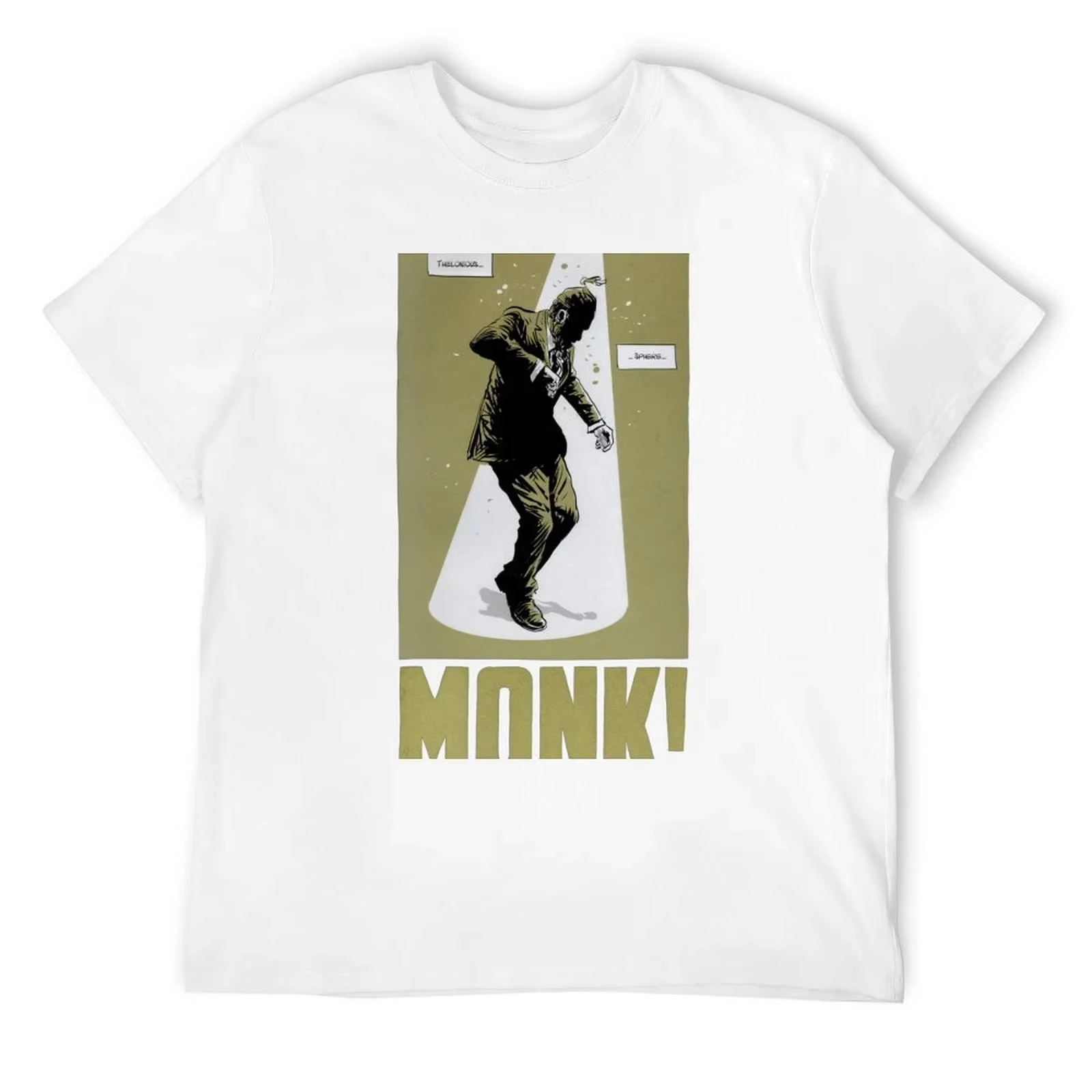 Men's T-shirt Fashion Streetwear Thelonious . . . Sphere Monk T-Shirt T-shirts Man Blacks Blanks Graphic Shirts Tshirts for Men