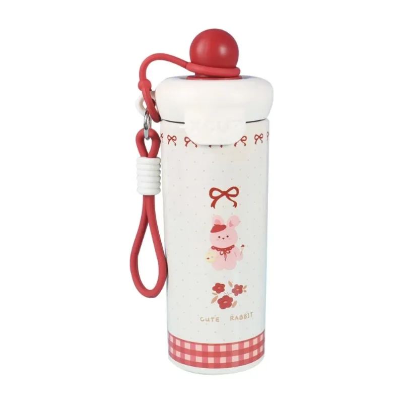 

600ML Vacuum Cup High-Capacity With Lifting Rope 316 Stainless Steel Cup Insulation Or Cooling Thermal Mug for Boys and Girls