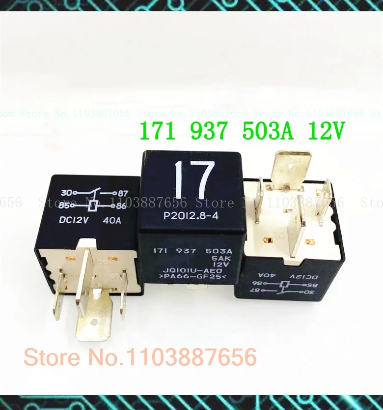 relay 171 937 503A 12V 17 PA66-GF25