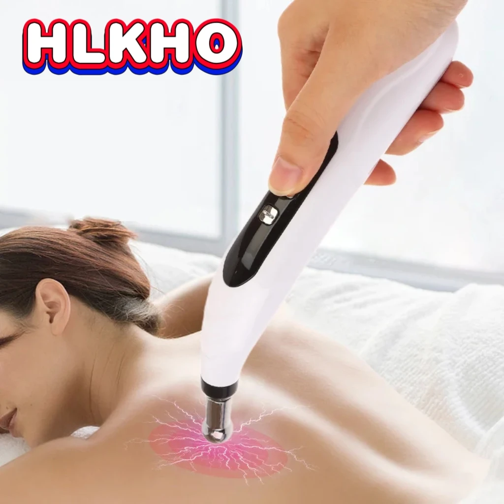 

Ручка для акупунктуры без иглы, электрический стимулятор меридиана, устройство для лазерной терапии, портативный инструмент для массажа тела