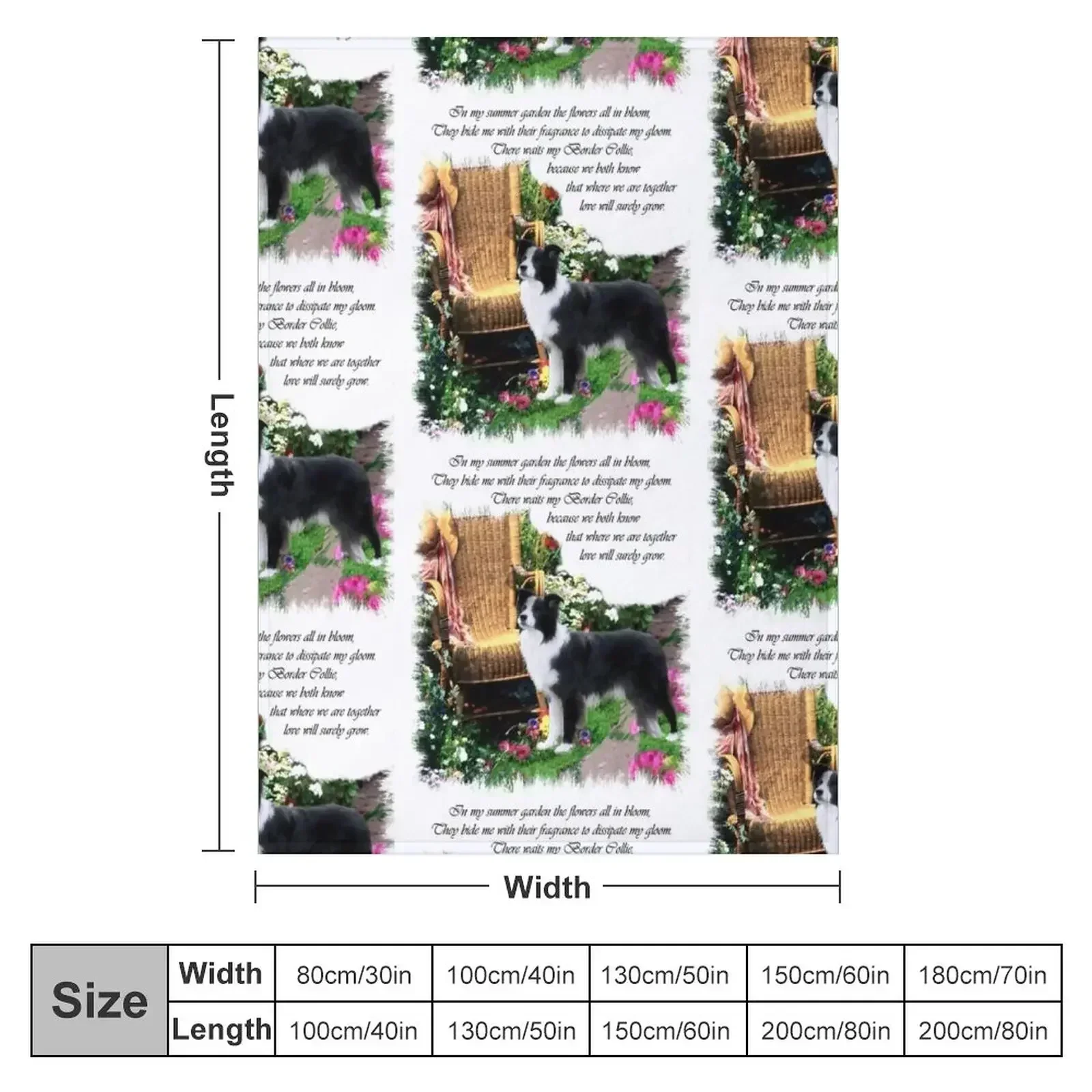 New Border Collie Lovers Art Gifts Throw Blanket Cute Plaid Polar Blankets For Bed Blankets