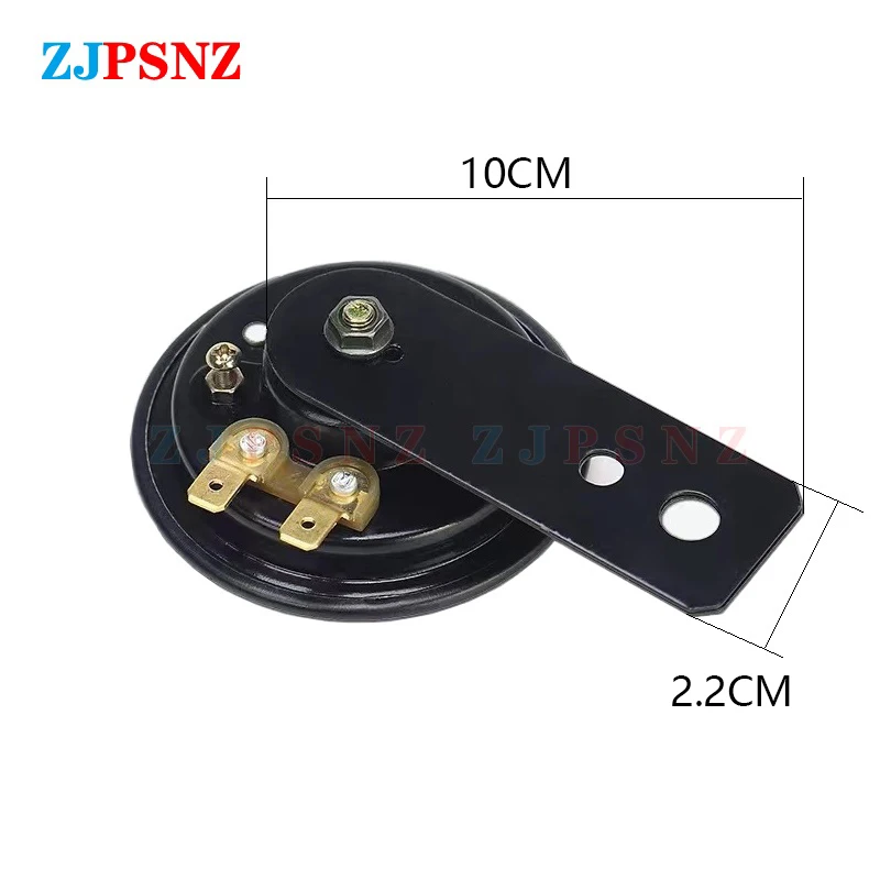 Universal Roller Horn 6V 12V 24V 36V 48V 60V 72V E-Bikes Motorrad elektrische Hupe Kits 110db Wasserdichte Runde Laute Horn Lautsprecher – Detail 4