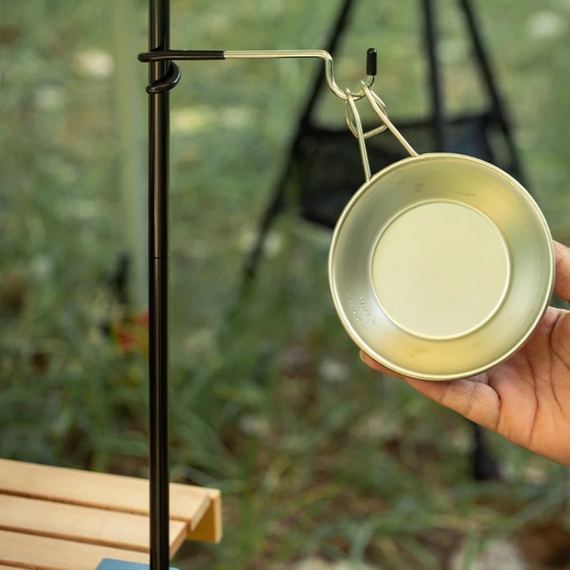 Stainless Steel Light Stand Holder Hooks Portable Tent Pole Lamp Hanger Hunting Fishing Lantern Hanger Outdoor Camping Tools - view 2