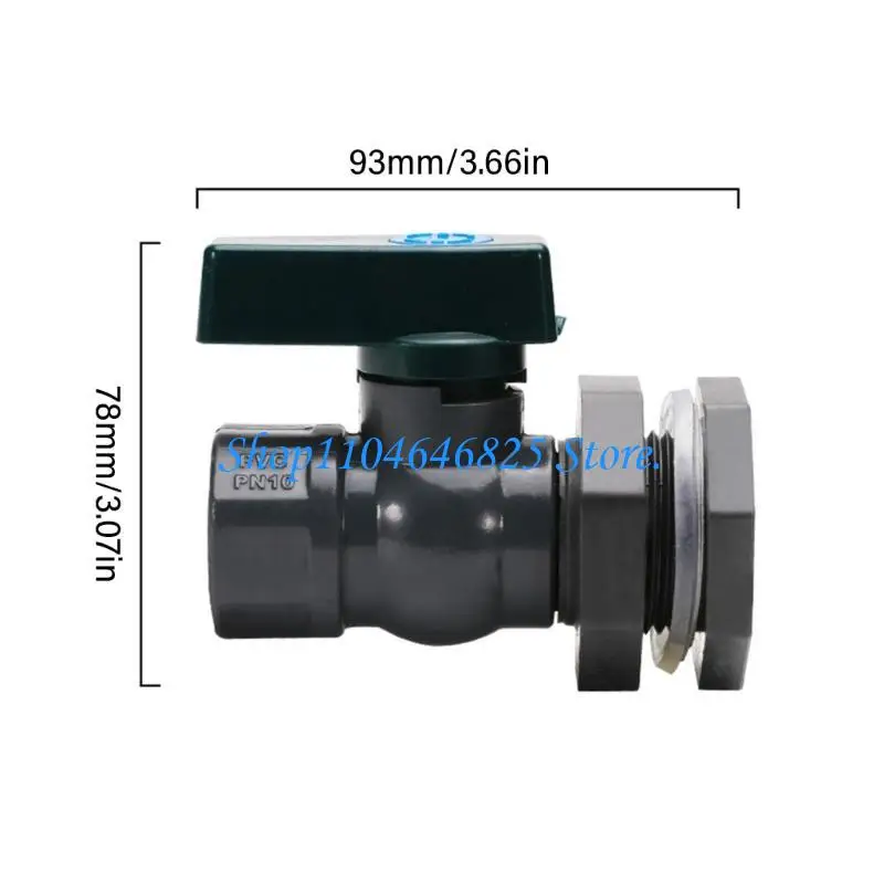 3/4Inch Valves Connector GHT Valves Spigot Set for Pools and Rain Barrels