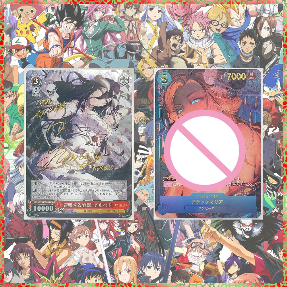 DIY ACG Anime Goddess Story Tabletop Games Replacement Collectible Cards Christmas Birthday Gifts Albedo Android 18 Chun Li