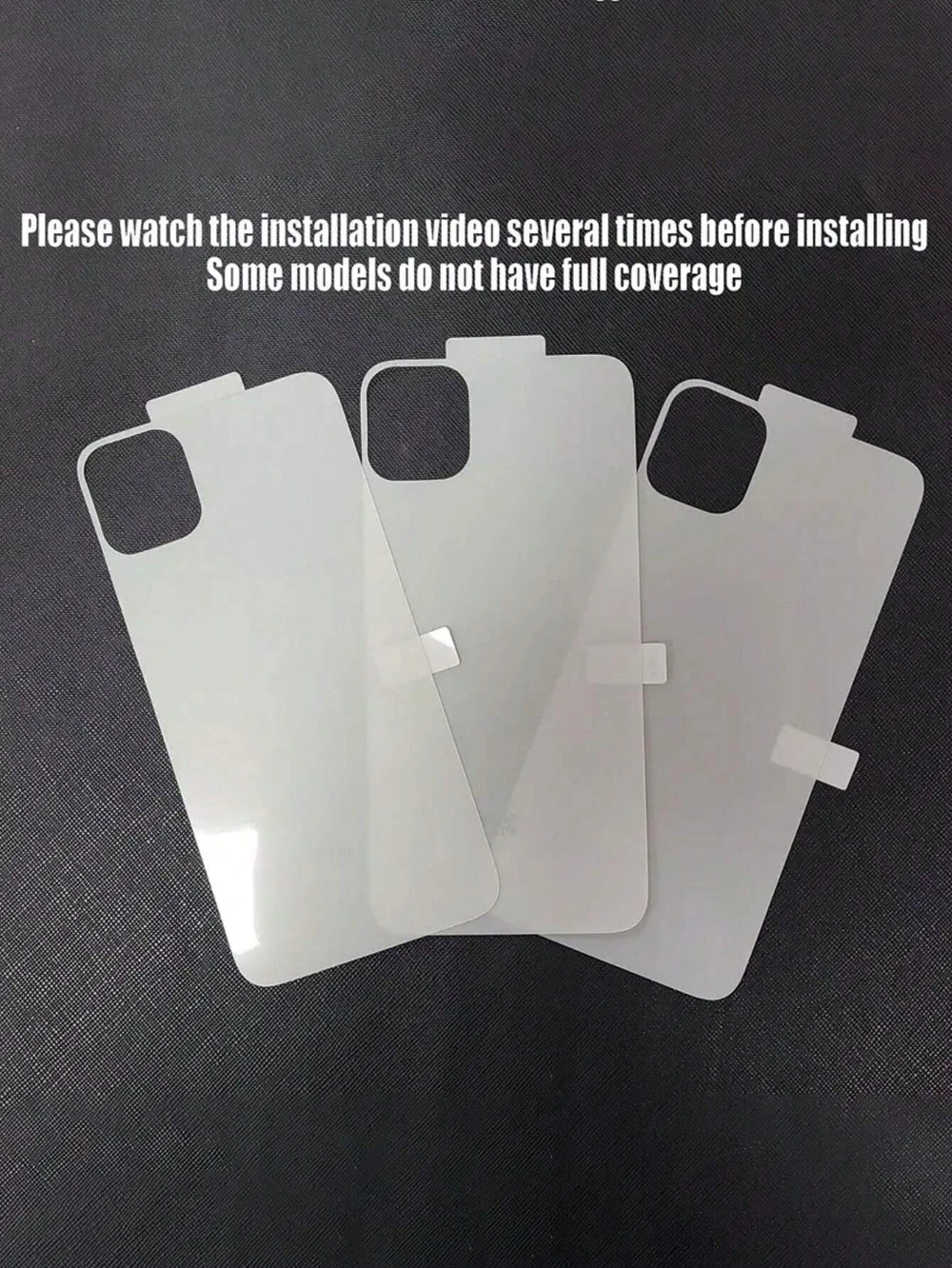 NNBILI 5-2Pcs Zurück Hydrogel Film Für iPhone 16 15 Pro Max Plus 13 14 12 11 XS XR Soft Clear Screen Protector Telefon Zubehör – Detail 10