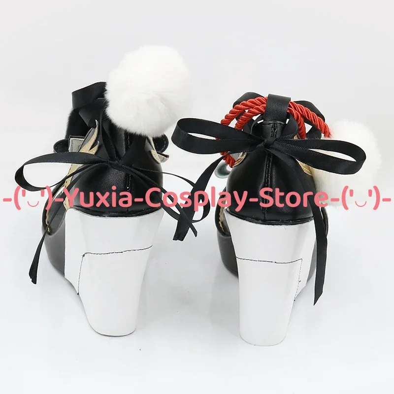Yuxiacosplay! Honkai Impact 3rd Li Sushang Buty do Cosplayu Replika Postaci z Gry Skórzane Botki PU na Halloween Karnawał Imprezę Kostium
