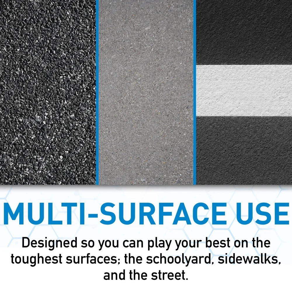 HARD COURT Pallacanestro ufficiale per interni ed esterni multisuperficie in gomma resistente da 29,5 pollici con pompa ad aria Impugnatura avanzata di lunga durata