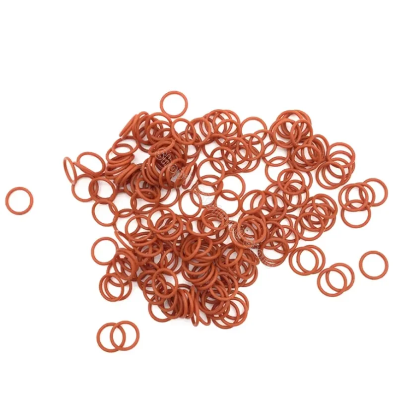 CS1.5/1/2/2.4mm Red Silicone O Rings Gasket Food Grade VMQ Seal O-ring Washer Cooker Rubber Insulated Silica gel OD 5 6 7 8-90mm