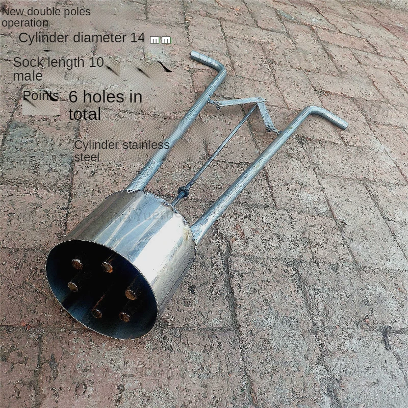 

Форма для дрэг-блока Cow Dung Энергосбережение и защита окружающей среды Сотовый брикет Опорный блок Двойной стержень Dung Press