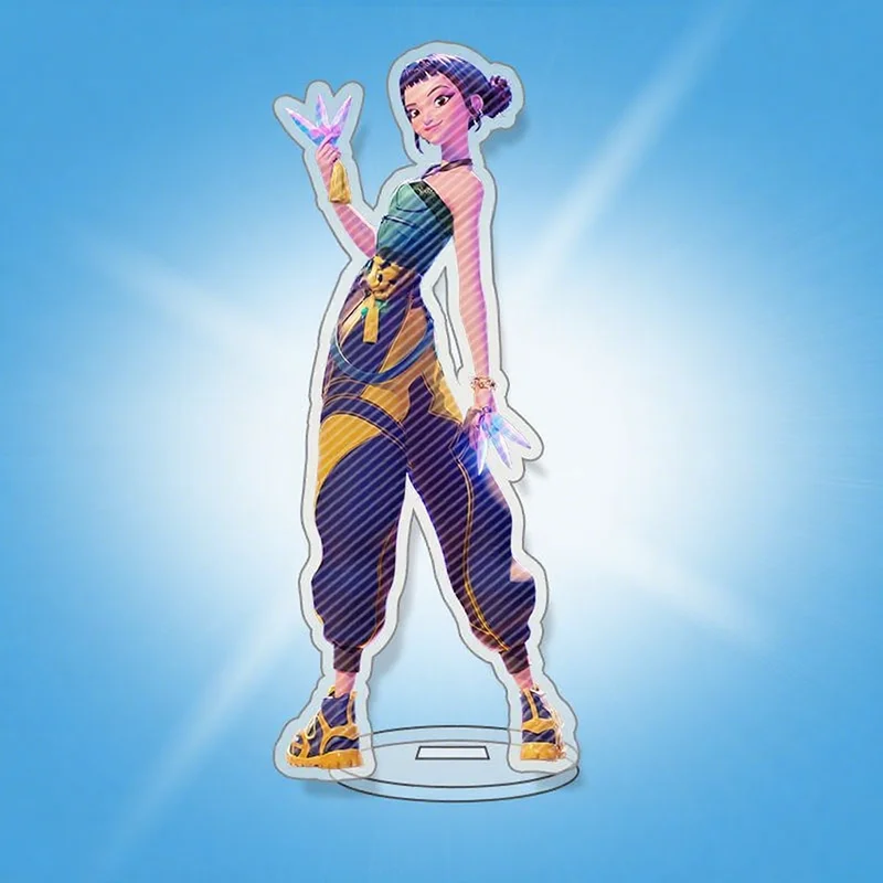 K-pop Mira Rumi Zoe Cosplay support modèle plaque acrylique chasseurs de démons Figurine ornement de bureau Figure accessoire cadeau accessoire mode