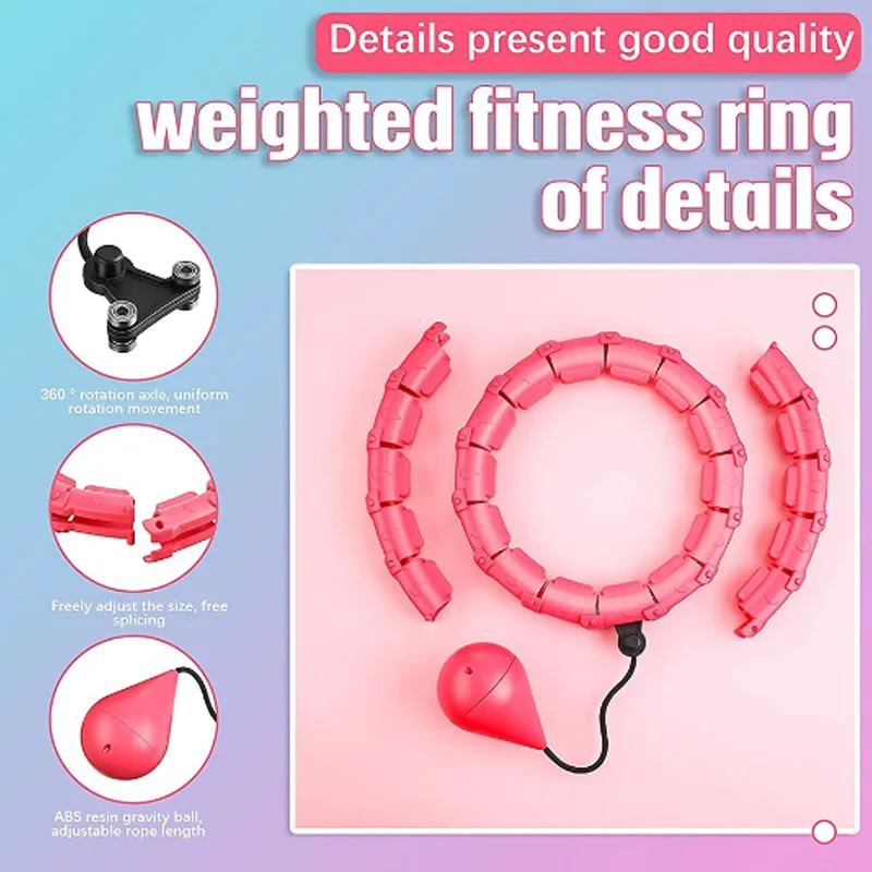 Intelligent Exercise Hoop Weight Loss And Slimming Exercise Fat Burning Fitness Equipment Special Detachable Massager