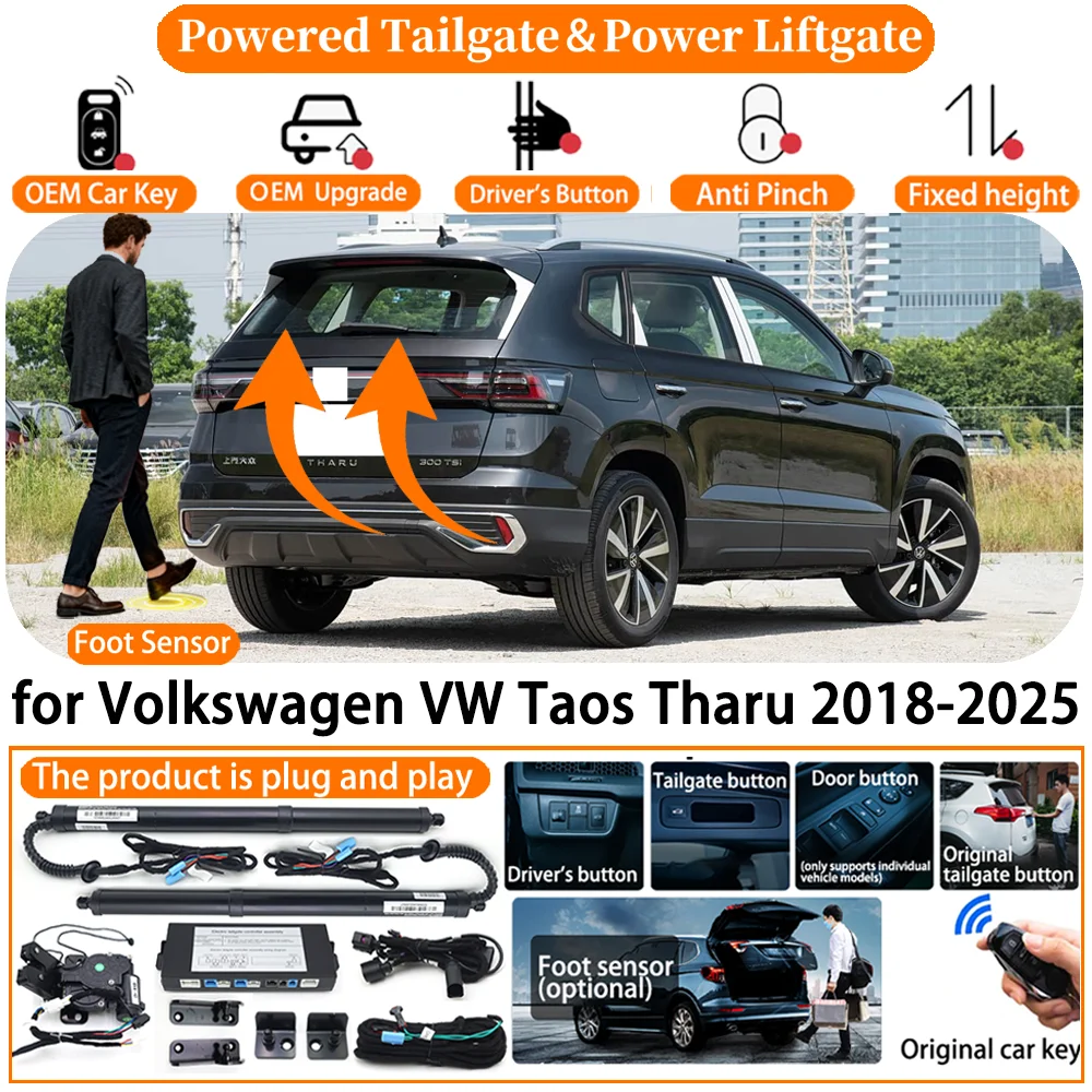 

Car OEM Smart Powered Tailgate system for Volkswagen VW Taos Tharu 2018-2025 Automatic Electric Power Tailgate Strut kit