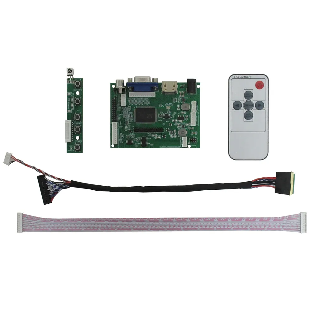 10.1 بوصة IPS شاشة عرض LCD HDMI-متوافق/VGA/AV لوحة تحكم السائق ل Lattepanda ، Raspberry Pi Banana Pi