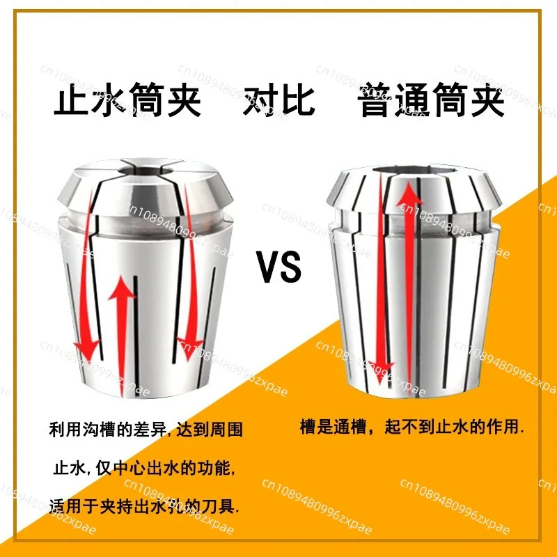 High precision ER conventional/outlet/water stop collet AA grade 0.008mm/0.005mmER20 25 32 4050