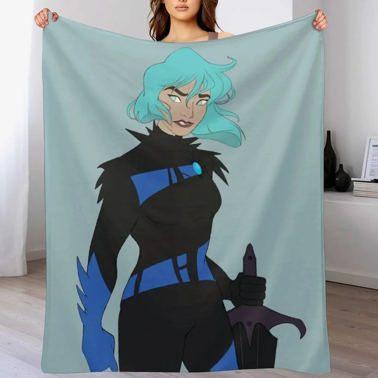 

Cassandra - Tangled the Series Throw Blanket Outdoor Soft Blanket for Picnic Beach Camping