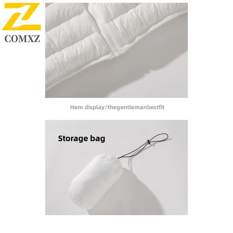 COMXZ الرجال معطف الحشو يندبروف الباردة والدافئة ترتيب الأسرة طوق الثلوج الخبز سترة فضفاضة الشارع الشهير القطن وسادة مبطنة 2025