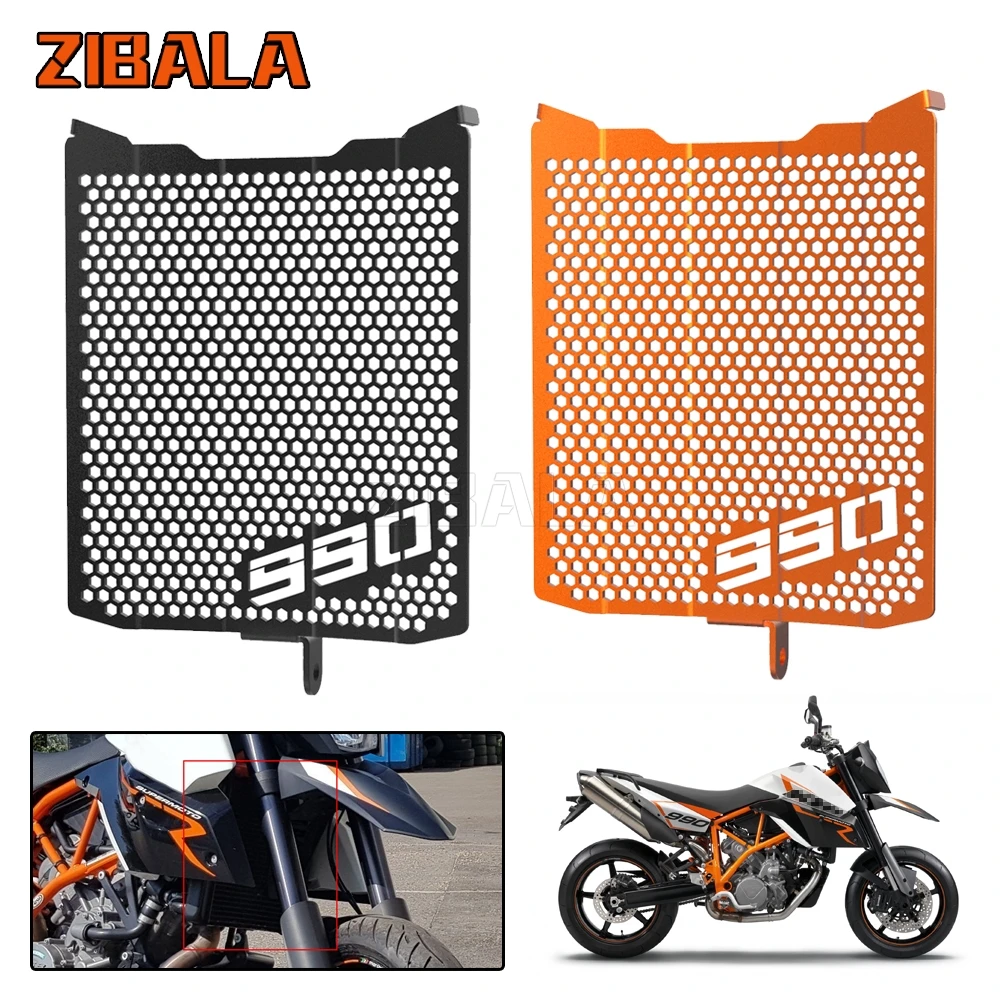 

For 990 Supermoto SMT 990 SM R LC8 2009 2010 2011 2012 2013 2014 Radiator Guard Grille Cover Protector Motorcycle Accessories