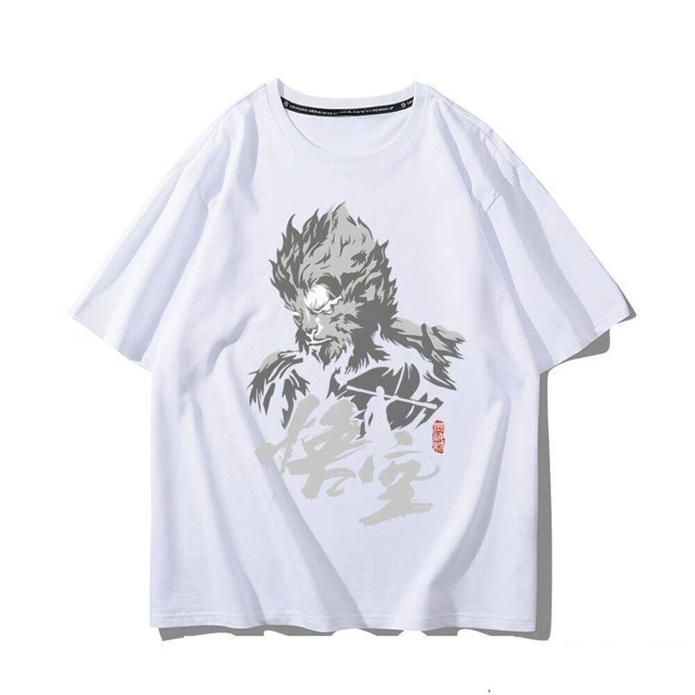 Black Myth Wukong Game Customized T-Shirt Game Peripheral Parent-Child Apparel