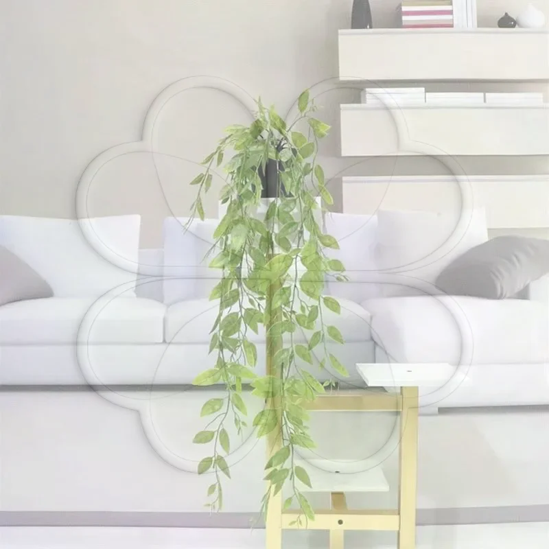 Apartment Friendly Artificial Hedera Plant in Pot Vibrant Fake Greenery for Balcony Bedroom Home Space Decor