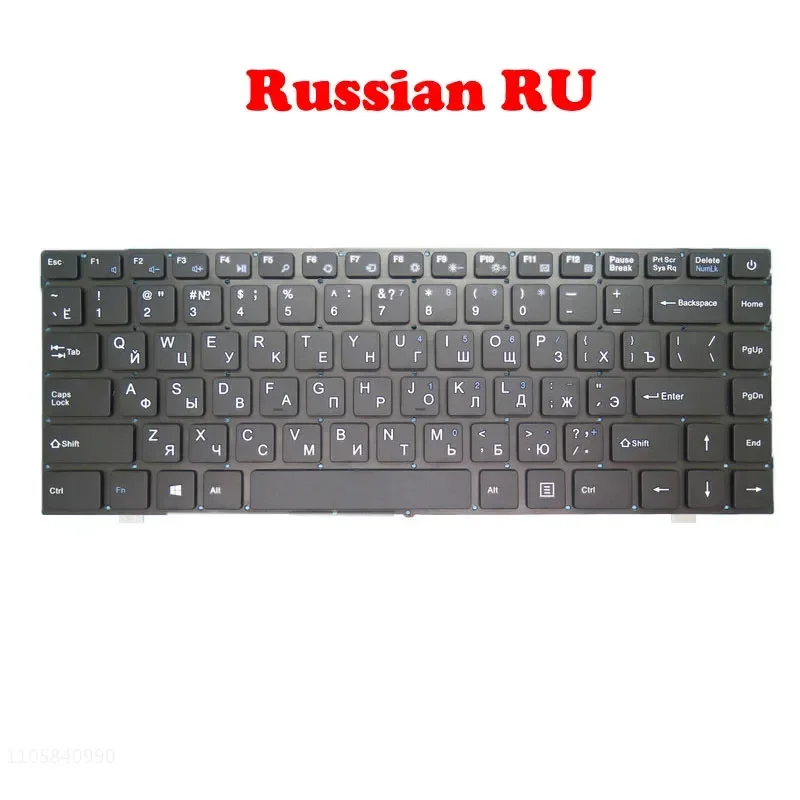 JY Laptop Keyboard For Jumper For EZbook 3L Pro 343000075 PRIDE-K2790 DK MINI 300E US Ver:A1 English US Russian RU Black New