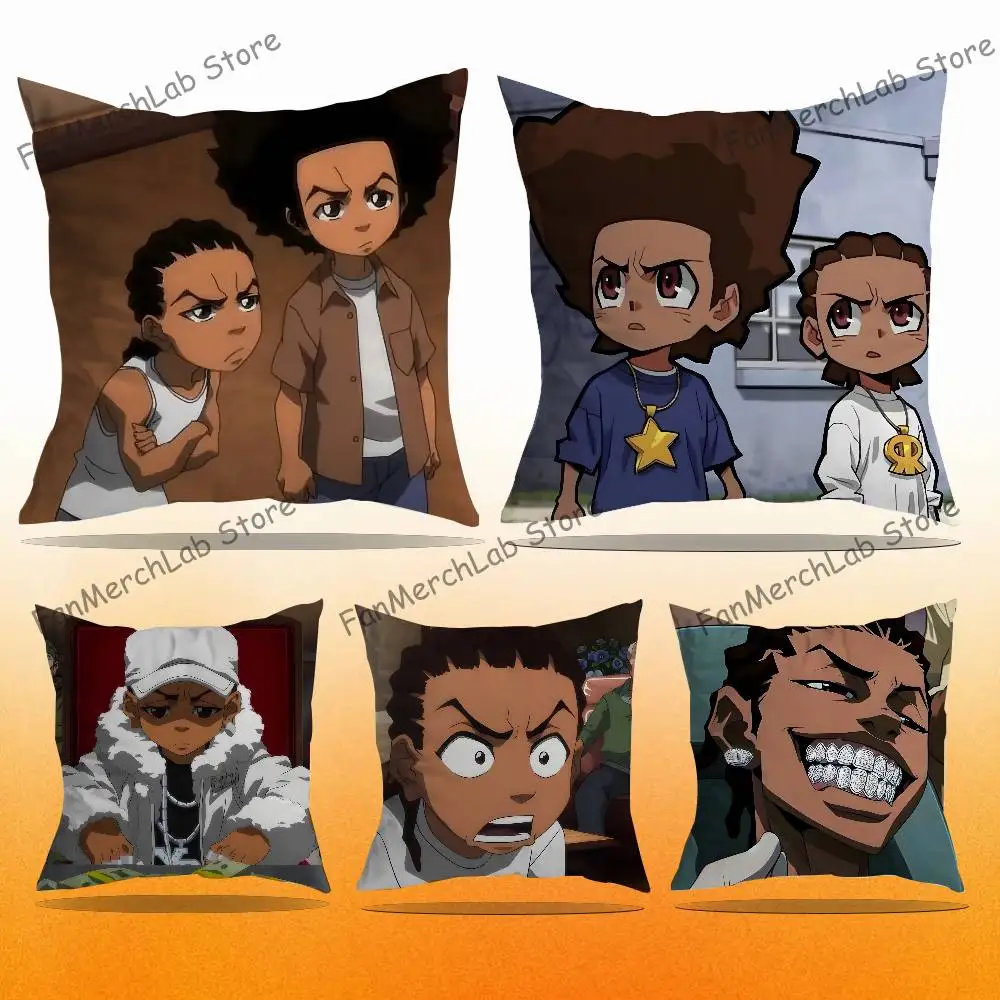 

The B-Boondocks Cartoon Pillow Case Ultra Soft Skin Friendly Fabric Cloud Like Comfort & Concealed Zipper
