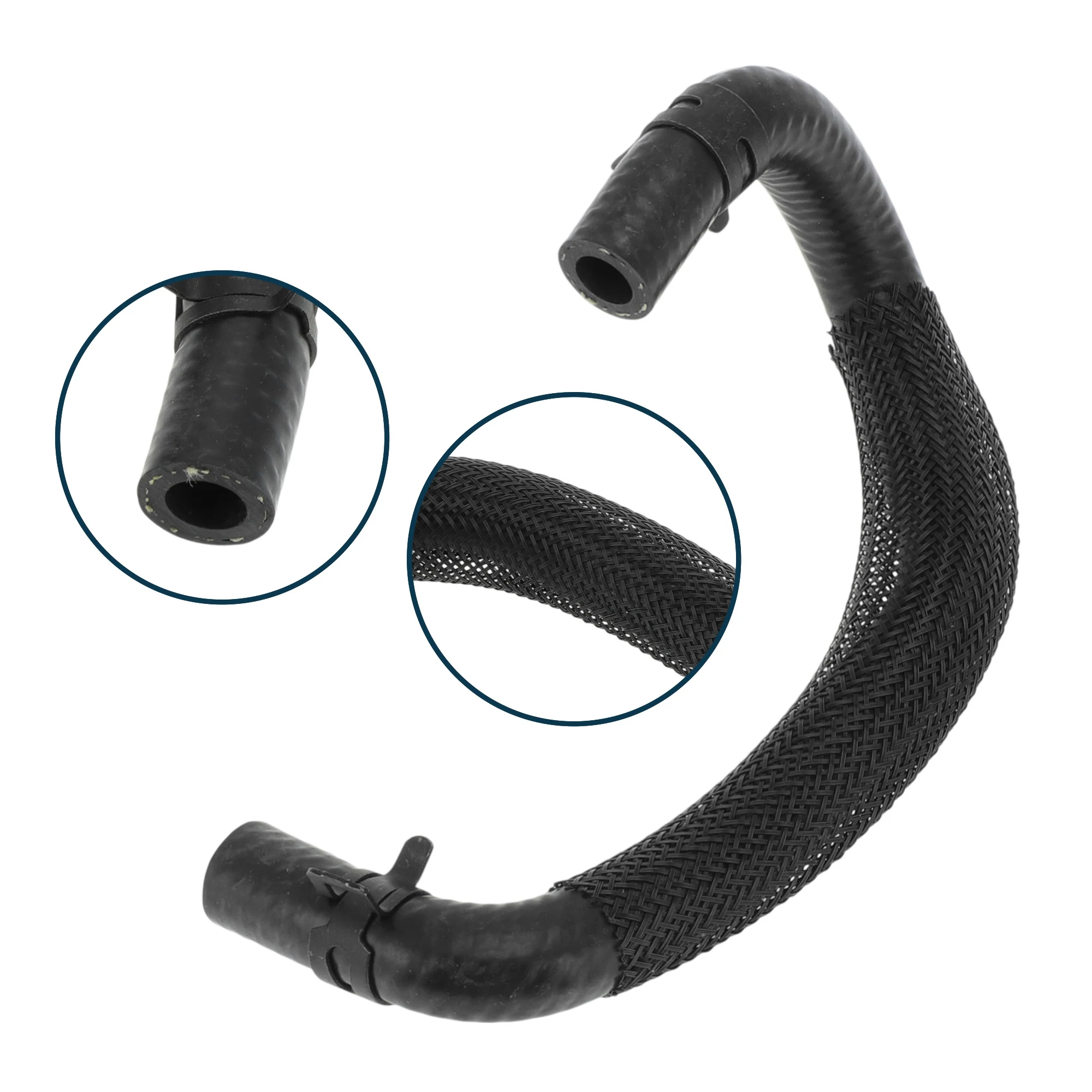 UXCELL Radiator Hose Heater Hose Radiator Outlet Hose Pipe for BMW Mini R55 2008-2016 No.11537565432 Rubber Coolant Pipe Black