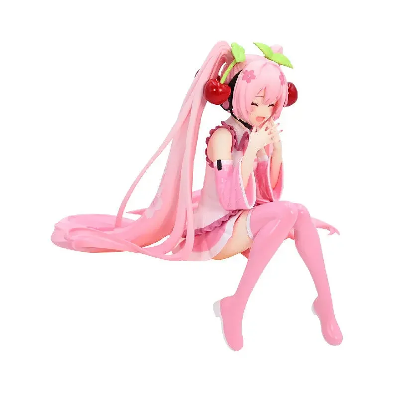 Hatsune Miku lief en schattig creatief anime-figuurmodel modieus en veelzijdig nieuwe desktopdecoratie ornamenten vakantiecadeau