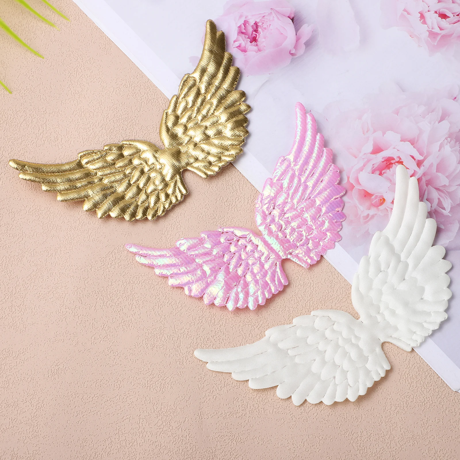 

36 шт. крылья для поделок, красивые маленькие украшения в виде крыльев с реалистичным дизайном, нашивки для одежды «сделай сам», декоративный реквизит для рюкзаков