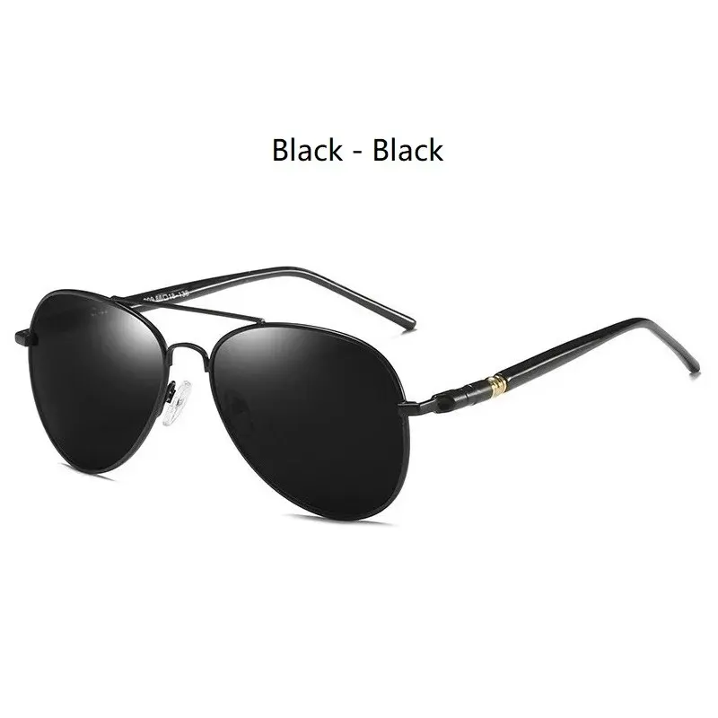 Mode Aviator-zonnebril voor heren Dames Pilot Driving Fishing Metalen zonnebril Luxe merk designerbril UV400 - afbeelding 1
