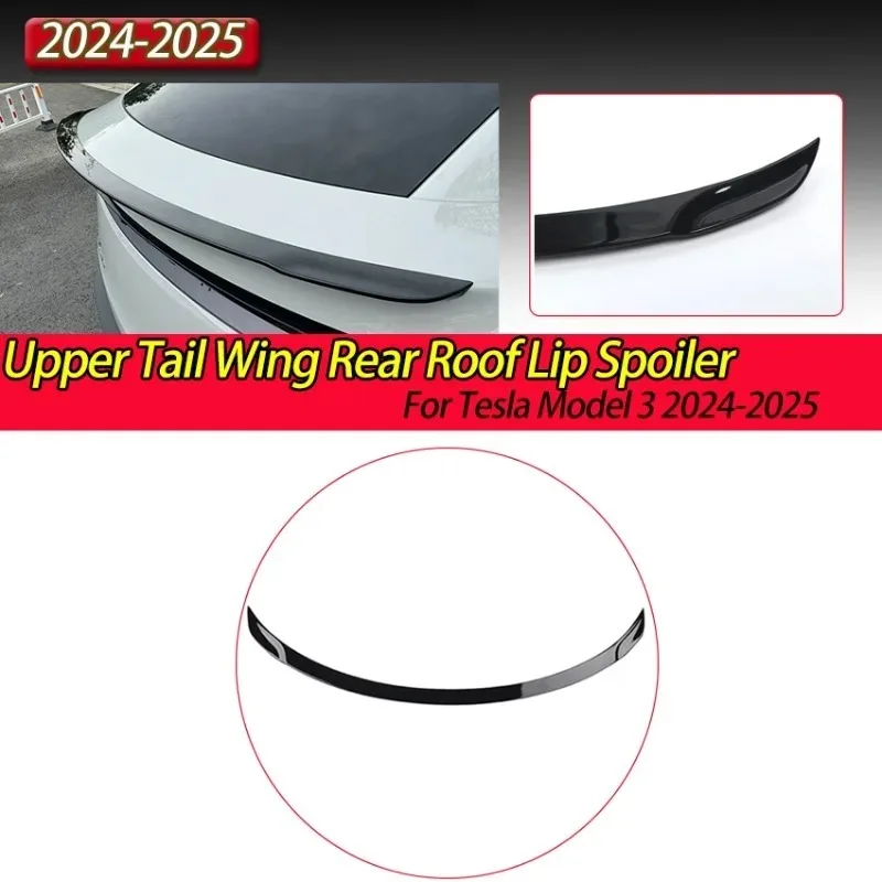 

Для Tesla Model 3 2024-2025 верхнее хвостовое крыло, задний спойлер на крышу, нижняя ветроустойчивость, комплект кузова, тюнинг, внешнее украшение