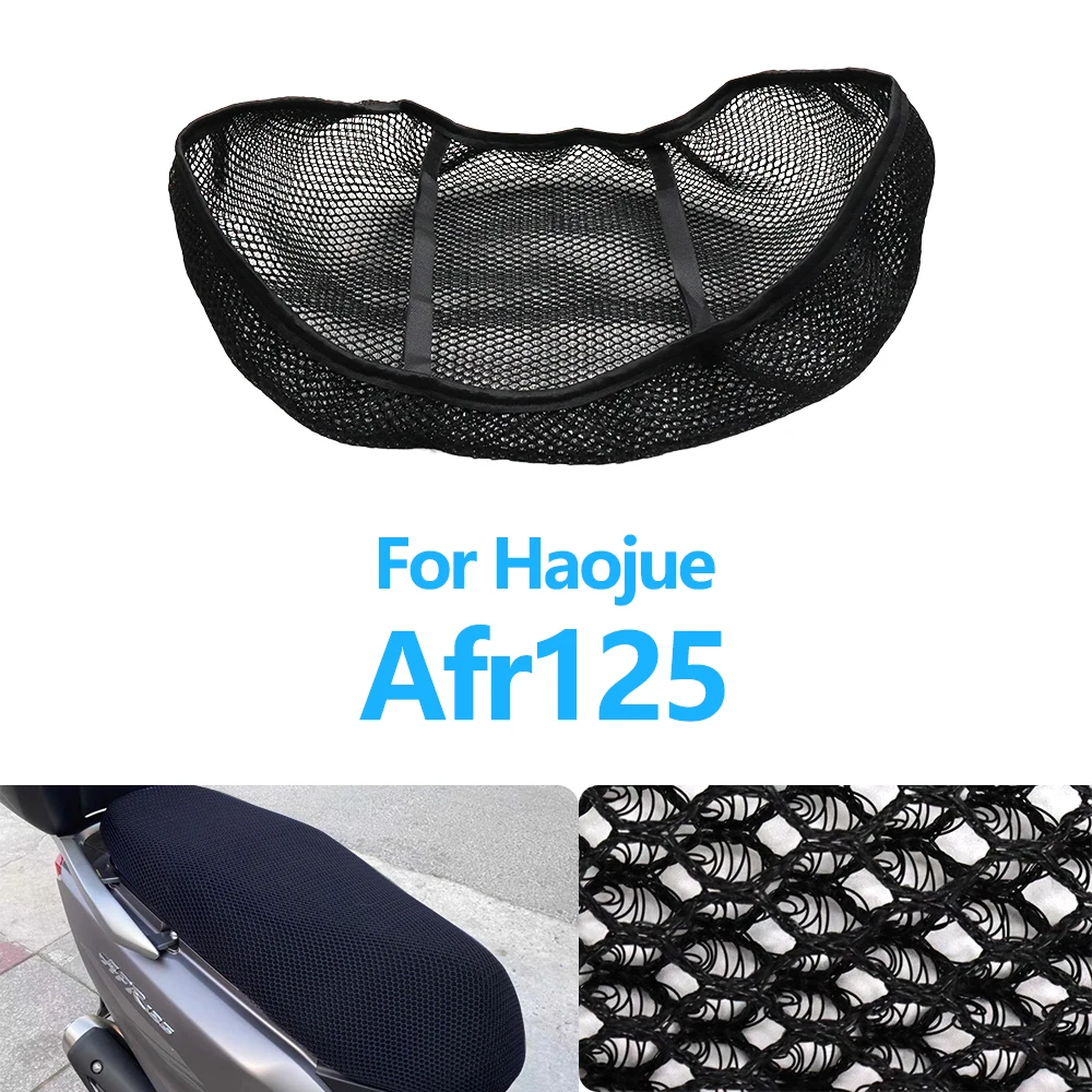 

For Haojue afr125 afr 125 afr-125 Motorcycle Accessories Seat 3D Sunscreen Breathable Mesh Cushion Anti-Slip Seat Cover