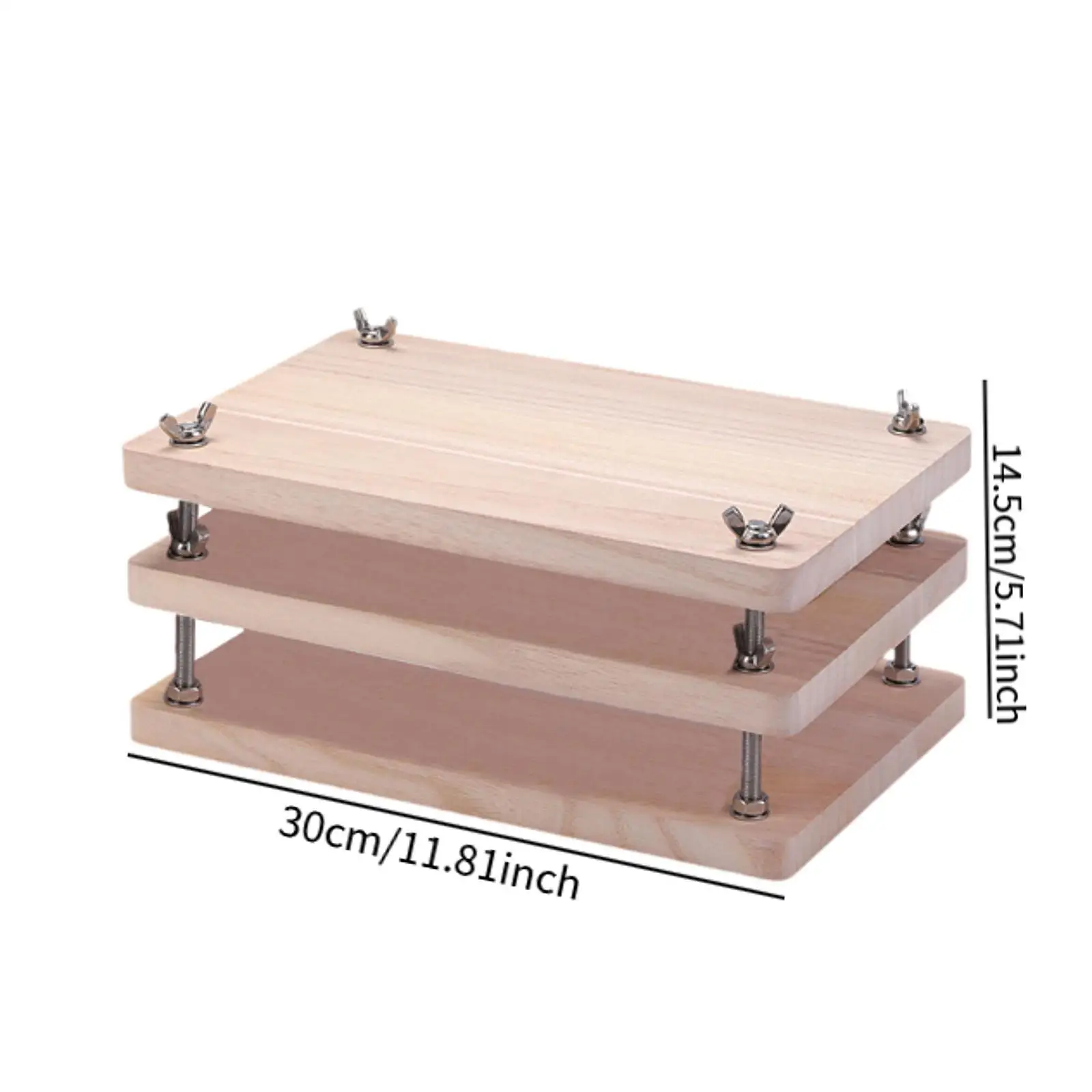 Book Press Binding Press Bookbinding Supplies Book Binding Tool Wood Bookbinding Press for Ticket Marking Scrapbooking Cards