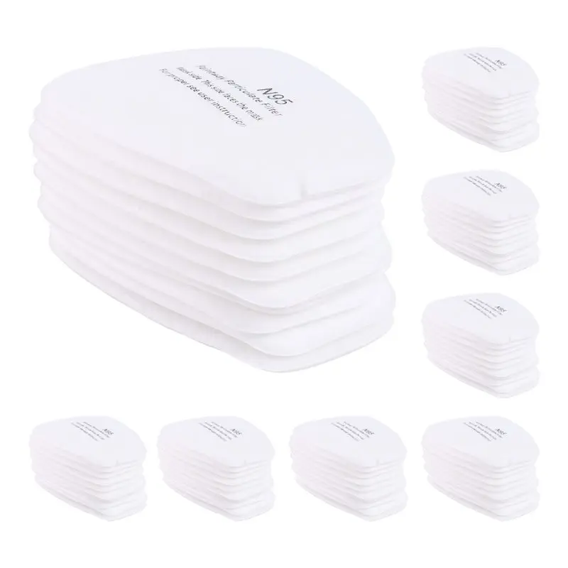AB11-Respirator Filter Cartridges 5N11 For 6200, 6502 7502,Series For Dust-Proof For Dust& Torch Cutting- 80 PCS Use Cartridge M