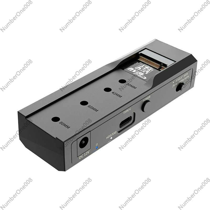 

2.5 3.5 Inch Hard Drive Enclosure, M.2 NVMe SATA SSD External Reader, HDD Docking Station with Offline Clone Copy Function