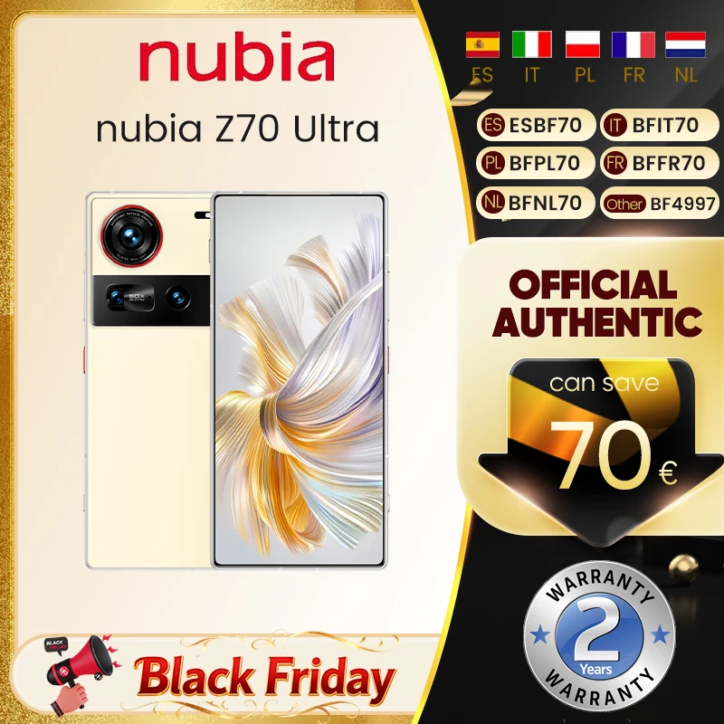 Nubia Z70 Ultra SmartPhones 5G Nouvelle caméra FLAGSHIP mobile adndroid Snapdragon 8 Elite Supreme Edition Nubia Z70 Ultra SmartPhones 5G Nouvelle caméra FLAGSHIP mobile adndroid Snapdragon 8 Elite Supreme Edition