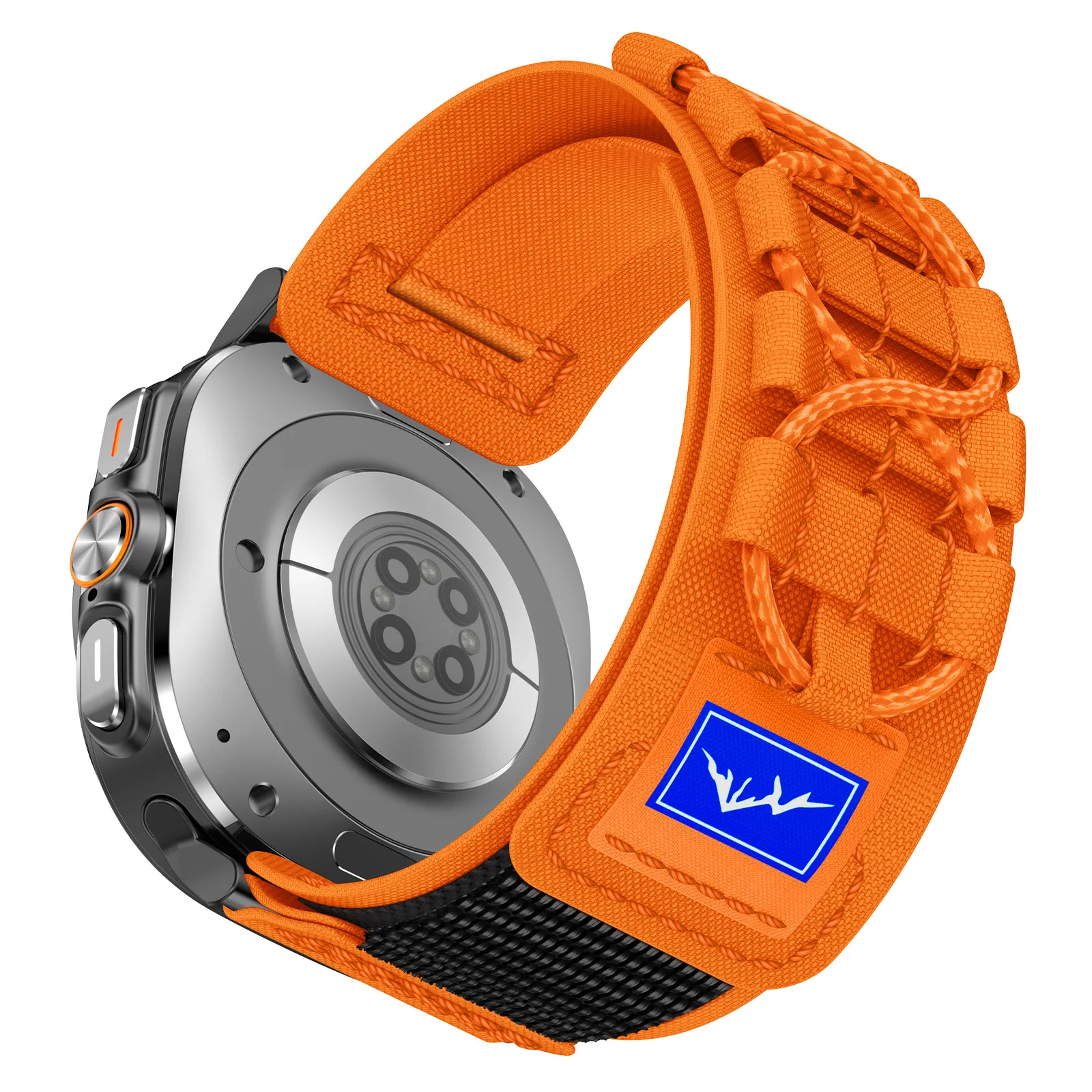 Tactical Nylon Loop Strap For Samsung Galaxy Watch Ultra 47mm Sport Band Bracelet For Galaxy 7 Ultra 47mm Replacement Wrist Belt