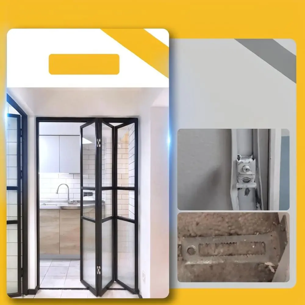 Sliding Door Hardware Kit Bi Fold Closet Replacement Parts Maintenance Components Essential Fix Tool For Home